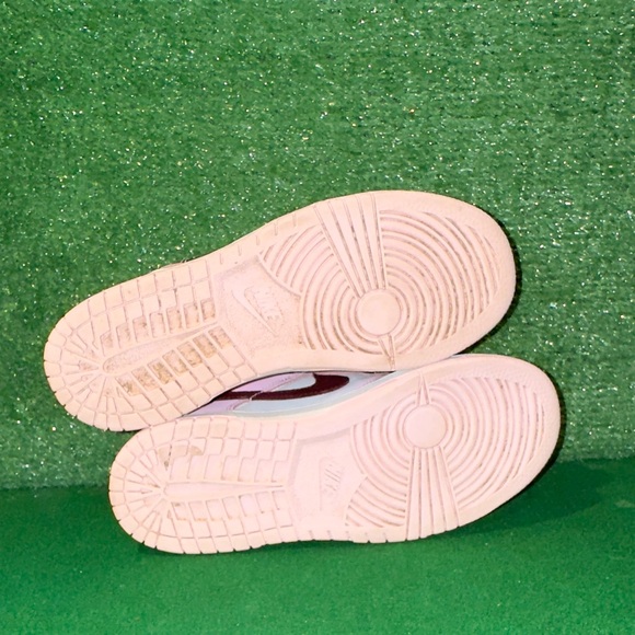 Nike Dunk Low Pink Red White CW1588-601 Preschool Girls Sneakers Size 2Y - Picture 5 of 6